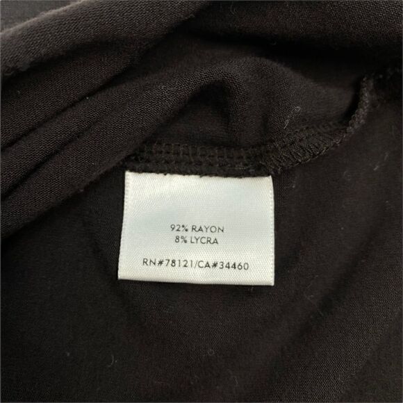 Eileen Fisher Rayon Brown Short Sleeve T-Shirt Blouse Womens Small Top - Picture 6 of 9